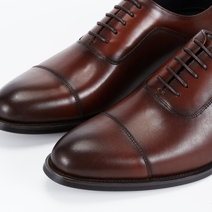 Chaussures habillées formelles pour hommes de style italien en cuir véritable, classiques, pour affaires, grandes tailles EUR 38-46, pour mariage et occasions spéciales - Product Image 5