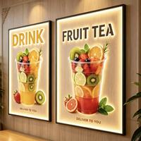 Panneau lumineux LED ultra-mince A4, cadre d'affichage portable en verre trempé pour publicité, signalétique commerciale extérieure