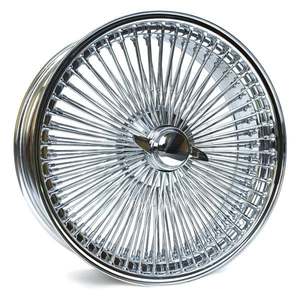 Nouvelles <span class=keywords><strong>jantes</strong></span> à rayons chromées argentées de <span class=keywords><strong>15</strong></span>, 16, 17, 18, 20, 22 <span class=keywords><strong>pouces</strong></span>, 5x115, 5x114.3, 100, 150 rayons, 4/5/6 trous pour voitures classiques - Product Image 6
