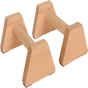 Nhà Máy Trực Tiếp Đánh Bóng Bằng Gỗ Parallettes Thể Thao Phục Hồi Chức Năng Push-up Chân Đế Thiết Bị Tập Thể Dục Đứng Gỗ Push-up Đào Tạo - Product Image 6