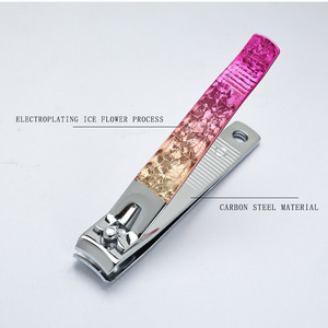 Coupe-ongles et coupe-ongles d'orteils de luxe réutilisables en acier inoxydable, grande taille, couleur arc-en-ciel, style populaire, pour cadeaux - Product Image 6