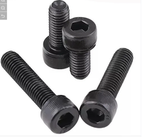 Tête à six pans creux noir traitement de Surface boulon Allen vis à tête cylindrique d'oxyde DIN912 acier au carbone GB M8 noir noir M5 X 40 Mm Graboss