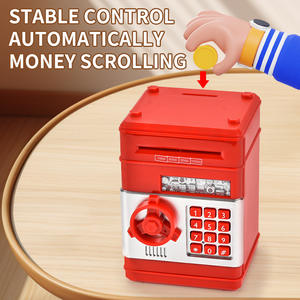 กล่องเก็บเงินสำหรับเด็ก, กระปุก<span class=keywords><strong>ออมสิน</strong></span>, กล่องรหัสผ่าน, เครื่องม้วนเงินอัตโนมัติ, กระปุก<span class=keywords><strong>ออมสิน</strong></span>, ของขวัญของเล่น - Product Image 2