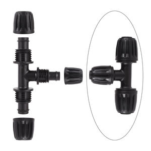 Accouplement verrouillé DN20 DN16 tuyau tuyau té coude réducteur connecteur jardin Irrigation tuyau d'eau raccord - Product Image 6