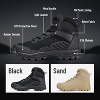 Bottes de combat de randonnée tactiques personnalisées Hanagal OEM ODM imperméables pour hommes