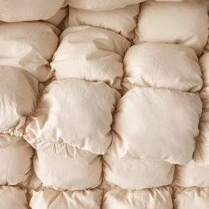 Tiêu Chuẩn Quốc Gia Nhà Máy Phổ Biến Kaki PP Bông Tấm Ga Giường Gần Phù Hợp Mềm Puff <span class=keywords><strong>Comforter</strong></span> Bong Bóng Chăn Giường Bong Bóng Thiết Lập - Product Image 3