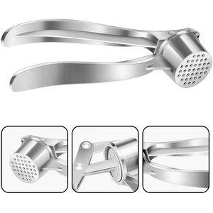 Hachoir de cuisine manuel de haute qualité en acier inoxydable, avec presse à gingembre et ail, 1 pièce - Product Image 3