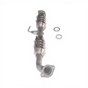 Tubo de escape del convertidor catalítico de tres vías de doble núcleo de alta calidad para la versión antigua Toyota Prado 2700 - Product Image 1