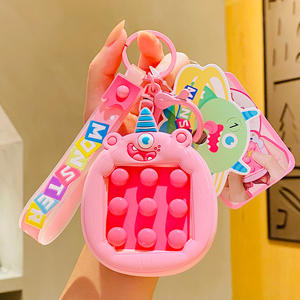 Hecion monstruo genuino 4 colores Popet llavero creativo llavero PVC lindo dinosaurio llavero - Product Image 4