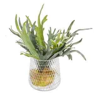 Flores de Plástico Realistas Hechas a Mano, Ramo de Helecho Staghorn, Ramo Decorativo, Decoración para Oficina y Hogar, Planta Artificial - Product Image 5