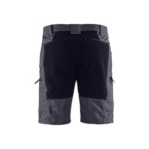 BLAKLADER - 144918459699C56 Service shorts <b>stretch</b> Mid grey/<b>Black</b> - EAN 7330509801901 WORK <b>TROUSERS</b> WORK SHORTS - Product Image 2