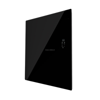 Calentador de Baño con 7 Programas Personalizables, Detección de Apertura de Ventanas, M35D 350W 220-240 V, Calentadores de Espejo de Cristal de Carbono Infrarrojos
