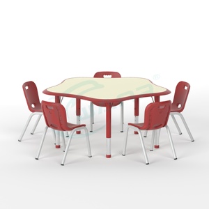 Muebles preescolares escolares de plástico de diseño moderno, mesas y sillas para el hogar coloridas para guardería para niños, <span class=keywords><strong>oficina</strong></span>, jardín de infantes - Product Image 3