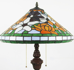 Lampe de sol en verre HFBH avec verre HFBH en finition bronze valiant - Product Image 6