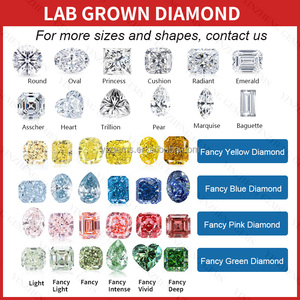 Kim cương nhân tạo mài giác giọt lệ, chứng nhận IGI, mọc trong phòng thí nghiệm, CVD, 1CT/1.5CT, màu D, độ tinh khiết VS, bán sỉ, dùng làm đồ trang sức - Product Image 2