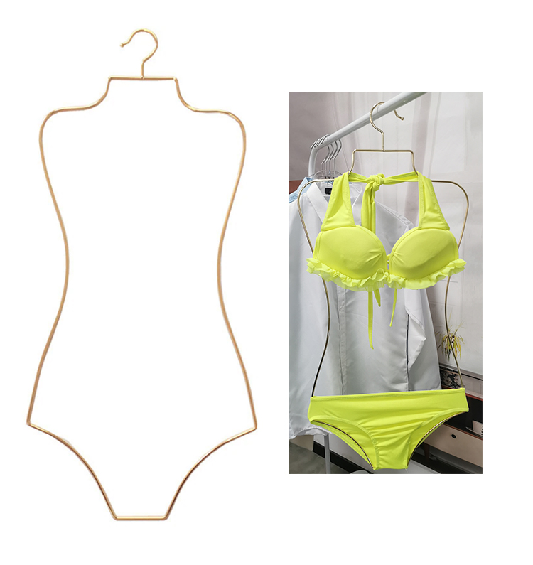 Set 10 Grucce Per Lingerie E Costumi Da Bagno - In Metallo Nero, Forma A Clessidra | Per Esposizione E Riposo - Foto 13