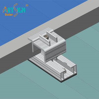 Accessoires de montage de panneaux solaires pour usine : Serre-câble intermédiaire et serre-câble d'extrémité réglables pour système de rail sur toit |   Artsign