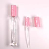 Bouteilles de parfum en verre carrées de luxe de qualité supérieure collection de haute qualité 2ml 3ml 5ml 8ml 10ml avec joint de pulvérisateur de pompe
