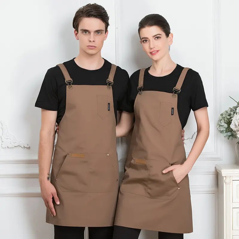 Fashion Cook Chef uniforms Restaurant Uniforms Short Sleeve Chef cook apron