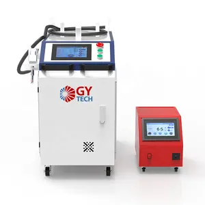 Dễ dàng để hoạt động cầm tay sợi Laser thợ hàn và laser làm sạch và máy cắt với 2000W 3 trong 1