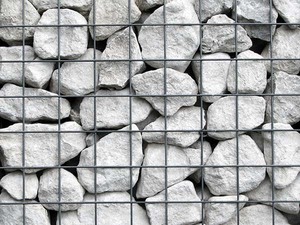 Blocs de mur de soutènement en <span class=keywords><strong>gabion</strong></span> d'acier 2x1x0.5m galvanisés, écologiques, faciles à assembler, en treillis métallique, cage à pierres, clôture de jardin - Product Image 4