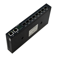 Convertisseur de média Ethernet à fibre optique Gigabit haute vitesse 8 ports 10/100/1000M 20 KM 2 SFP 2 RJ45 SFP