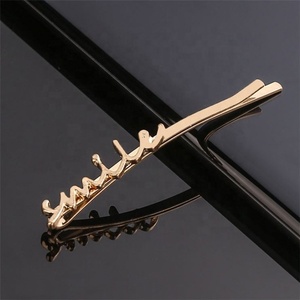 Al por mayor, nuevo estilo, horquillas de metal sencillas con palabras para mujer, pinzas para flequillo de niña - Product Image 6