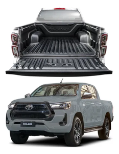 Cubierta de Caja Trasera para Navara NP300, Isuzu D-Max, Ford Ranger, <span class=keywords><strong>Chevrolet</strong></span> <span class=keywords><strong>Silverado</strong></span>, GMC F-150, Ram 1500, Sierra, Manual, con Cierre, Impermeable - Product Image 1