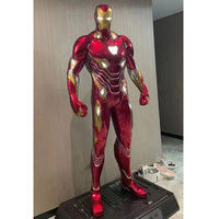 Estatua de Spiderman de Hierro de 190 cm, Tamaño Real 1:1, Figura Coleccionable de Resina de Superhéroe, Accesorio de Película para Centro Comercial, Parque de Atracciones