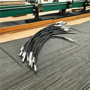 <b>Braided</b> Nylon Drawcord 8 Strand Elastic <b>Cord</b> Coated Black Metal Tips for Bags - Product Image 4