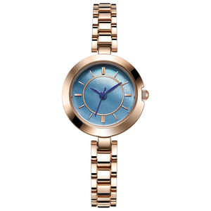 Montre-bracelet compacte de luxe pour femmes, montre à quartz pour les élèves du collège et du lycée, montre simple en alliage imperméable - Product Image 6