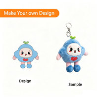 Mini machine distributrice de porte-clés en peluche personnalisés, poupées et animaux en peluche de dessin animé, jouets porte-clés en peluche super doux, mini jouets en peluche