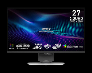 จอสีขาวสำหรับเล่นเกม Type-c98w LED <span class=keywords><strong>MSI</strong></span> MPG 274urdfw ขนาด27นิ้ว4K 160Hz - Product Image 1