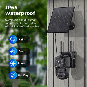 Caméra de surveillance PTZ solaire sans fil HD 6MP avec détection de mouvement IA AOV, enregistrement 24/7, IP65 - Product Image 6