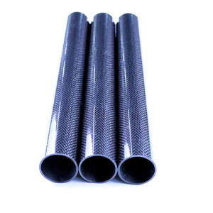 Tubo de Fibra de Carbono Tejida 3K de Alta Resistencia, Acabado Brillante/Mate, Diámetro 5-100mm, Colores Personalizados, Varilla Redonda - Product Image 1