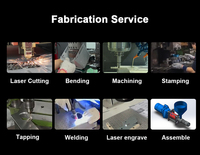 Fabrication sur mesure de tôles en acier inoxydable de précision, service de découpe laser, pliage de produits pour composants électroniques