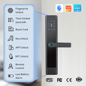 फिंगरप्रिंट सत्यापन स्पर्श कीपैड डिजिटल लॉक हैंडल फिंगर रीडर टलॉक नियंत्रण पासवर्ड प्रवेश द्वार स्मार्ट लॉक - Product Image 2