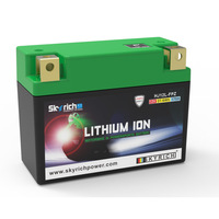 Batterie lithium-ion Skyrich neuve 12V 2.3Ah 170A Courant de démarrage 27.6Wh HJ12L-FPZ pour moto et sports motorisés Fabriqué en Italie