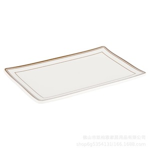 Platos de plástico de melamina, platos rectangulares, vajilla de imitación de porcelana para hot pot, platos para platos fríos de restaurante, platos para aperitivos. - Product Image 5