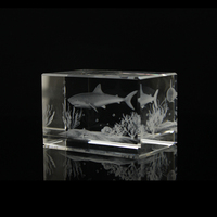 Custom 3D Laser Engraved K9 Crystal Cube Photo Frame Polished Glass with Sublimation for Weddings & Gifts Decorative Use