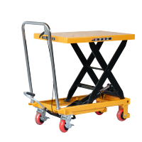 150kg 720mm PT150A Portable Mini plate-forme élévatrice manuelle à ciseaux simple Table élévatrice hydraulique légère et petite