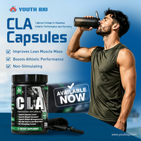 Harmony CLA 1000mg Acide Linoléique Conjugué Non-OGM à base d'Huile de Carthame en Gélules Molles pour une Vie Quotidienne Active, OEM en Vrac, 120 Gélules