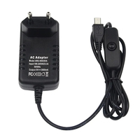 Grosir adaptor daya USB mikro catu daya Raspberry Pi 5V 3A dengan sakelar ON/OFF untuk Raspberry Pi 3B + 3B 2B