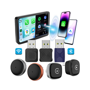 โมดูล Wireless Carplay Android Auto อะแดปเตอร์ USB แบบสองพอร์ต อุปกรณ์เชื่อมต่อ Carlinkit สำหรับ Car Play แปลงสัญญาณรวดเร็ว รองรับ Waze และ Spotify - Product Image 1