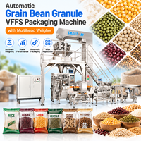 Machine d'emballage automatique VFFS pour céréales, grains et granulés de 1 kg avec peseuse multi-têtes