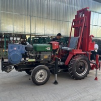 Nouvelle vente chaude : foreuse électrique de 150 m avec tracteur et moteur pour forage de puits profonds