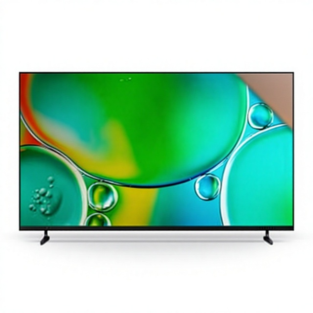 Frameless Big Screen 50 55 4K HDR Google TV LED Display 2026 Black for Home Use Playing Game