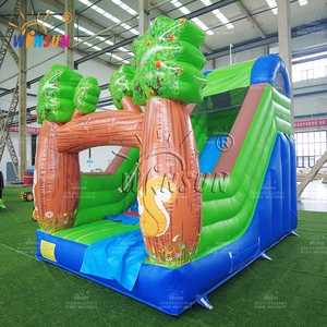 WINSUN-Toboggan à thème pour aire de jeux pour adultes et enfants, petit toboggan sec gonflable en PVC - Product Image 5