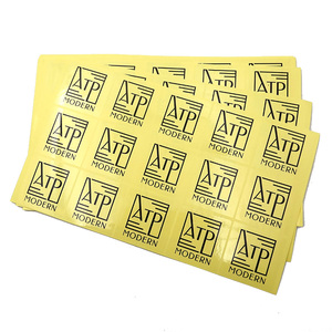 Tùy chỉnh bao bì rõ ràng Hot stamping nhãn in quảng cáo tạo ra tư nhân logo nhựa không thấm nước Vinyl Sticker - Product Image 1