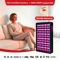 Panneau de luminothérapie rouge à commande vocale et gradation, avec contrôle par application, coque en aluminium, LED infrarouges rouges pour thérapie lumineuse